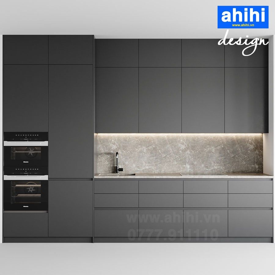 Tủ bếp ahihi cao cấp A208