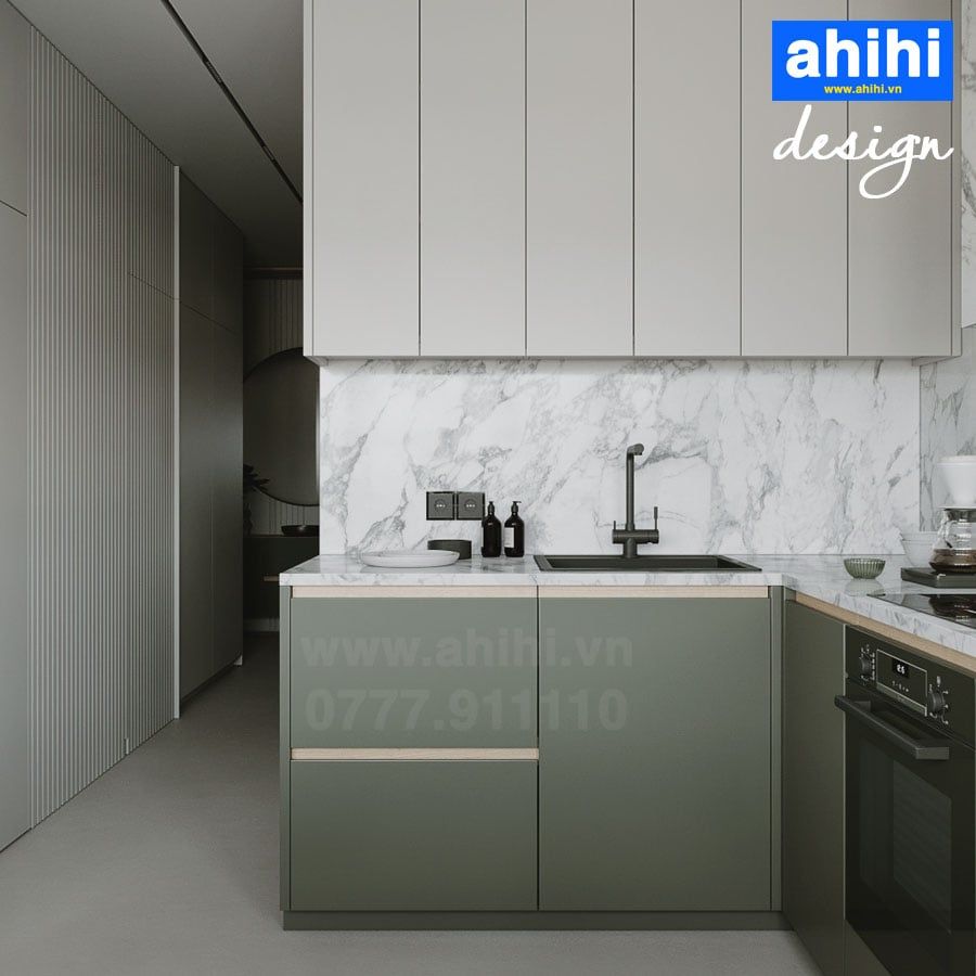 Tủ bếp ahihi cao cấp A227