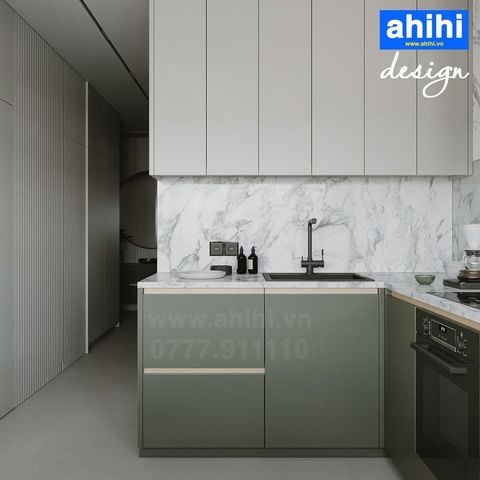 Tủ bếp ahihi cao cấp A227