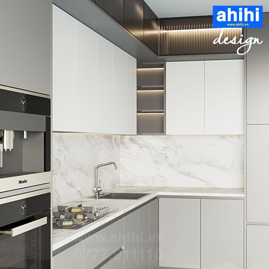 Tủ bếp ahihi cao cấp A217