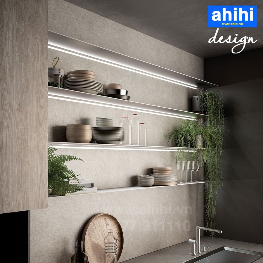 Tủ bếp ahihi cao cấp A203