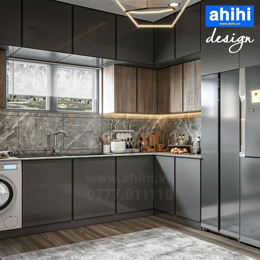 Tủ bếp ahihi cao cấp A225