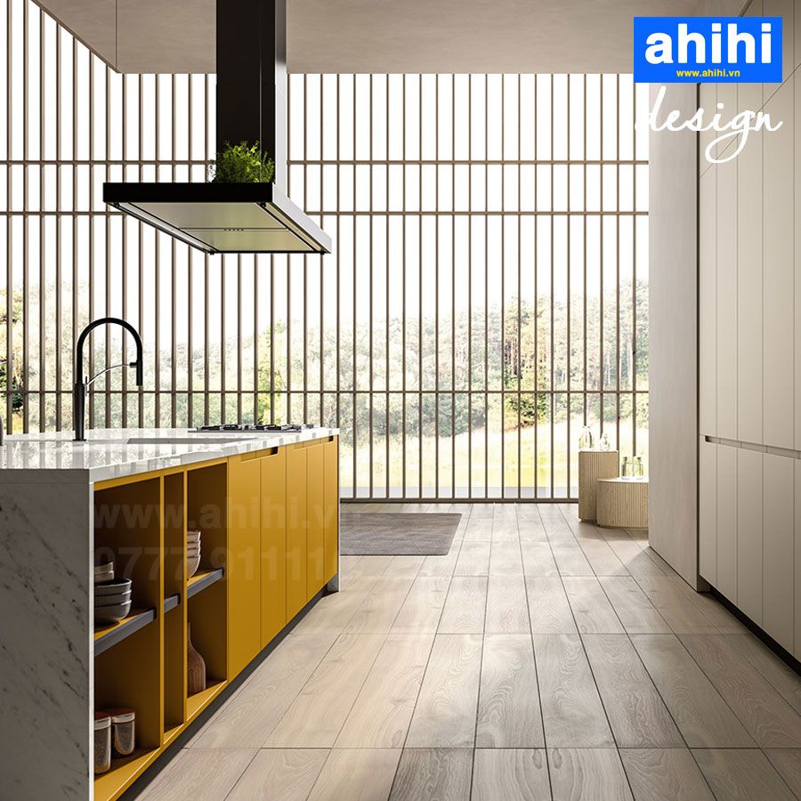 Tủ bếp ahihi cao cấp A204