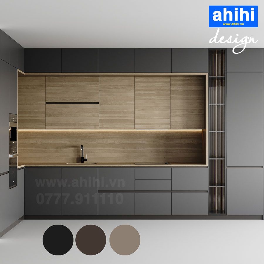 Tủ bếp ahihi cao cấp A209