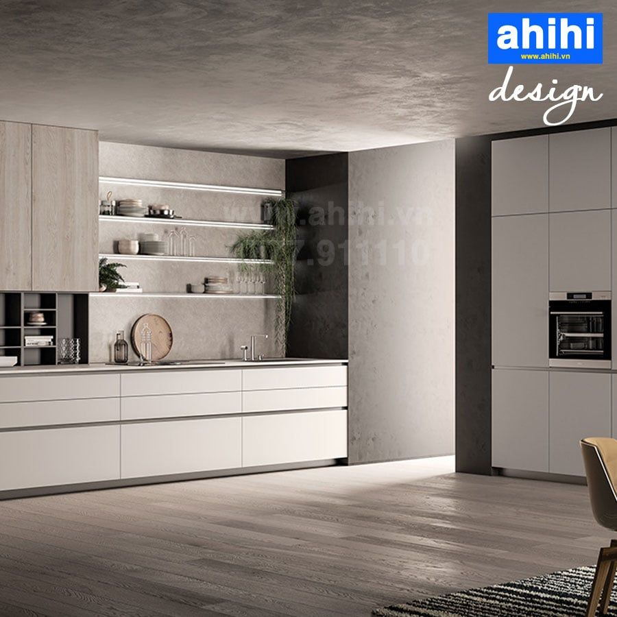 Tủ bếp ahihi cao cấp A203