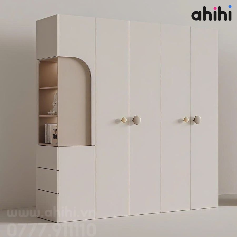 Tủ quần áo trẻ Em ahihi620 – Thiết kế tinh gọn, lưu trữ khoa học