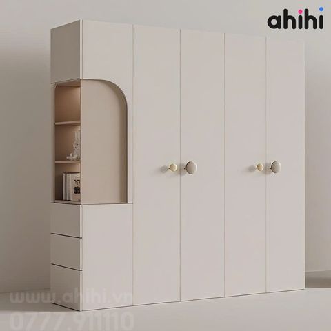 Tủ quần áo trẻ Em ahihi620 – Thiết kế tinh gọn, lưu trữ khoa học