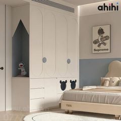 Tủ quần áo trẻ Em ahihi620 – Thiết kế tinh gọn, lưu trữ khoa học