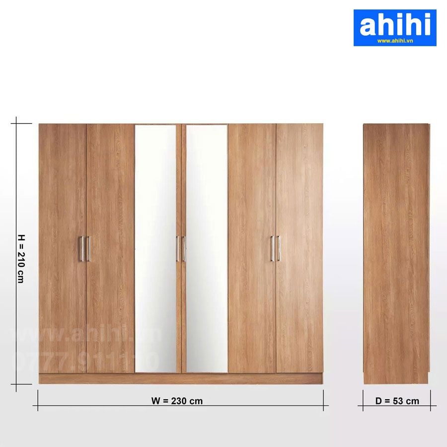 Tủ quần áo ahihi cao cấp A113