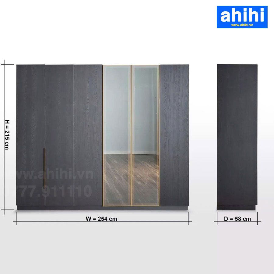 Tủ quần áo ahihi cao cấp A119