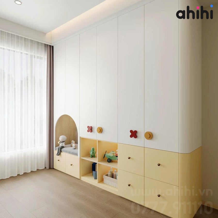 Tủ quần áo trẻ Em ahihi613 – Gọn gàng và tiện dụng