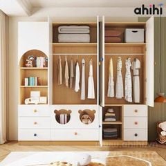 Tủ quần áo trẻ Em ahihi612 – Không gian lưu trữ thông minh