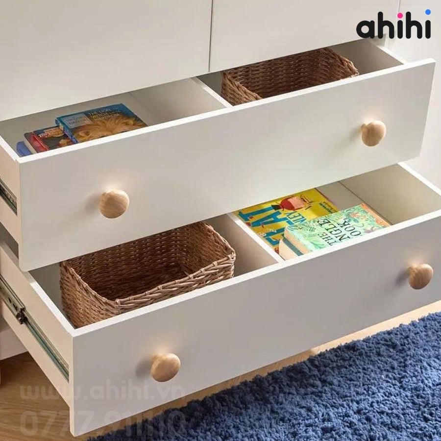 Tủ quần áo trẻ em Ahihi601 đẹp, hiện đại | Ahihi