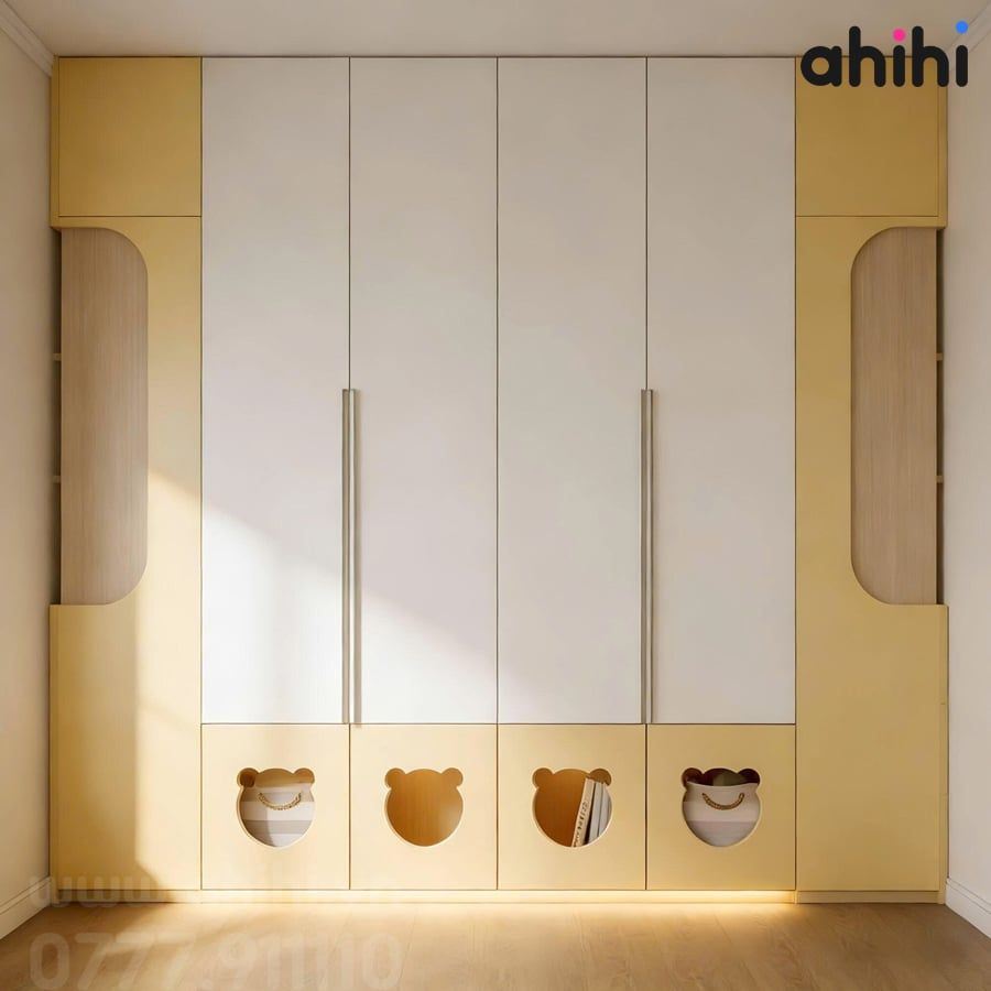 Tủ quần áo trẻ Em ahihi619 – Tối ưu lưu trữ, gọn gàng