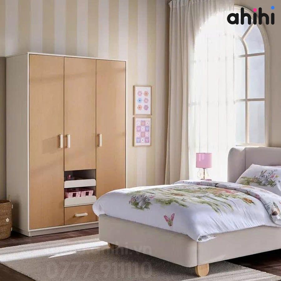 Tủ quần áo cho bé ahihi605 – Nội thất gọn đẹp cho bé