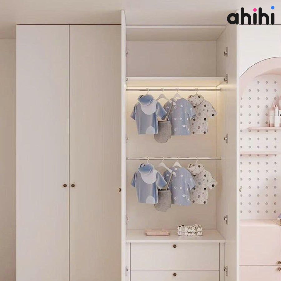 Tủ đồ trẻ em Ahihi602 – Thiết kế đẹp cho phòng bé