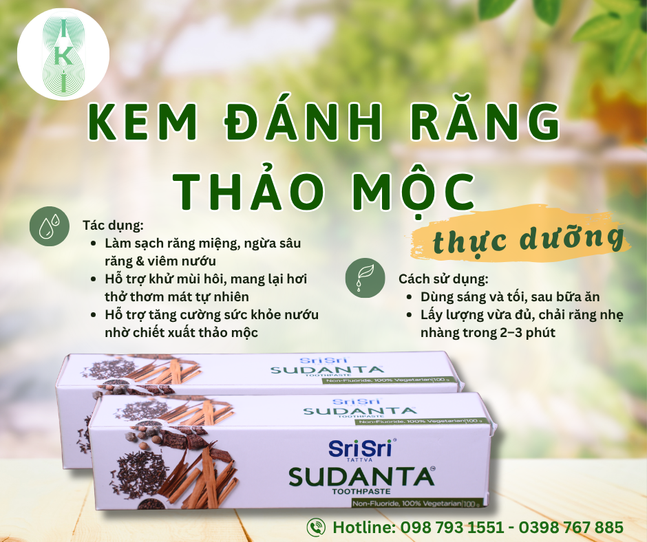 Kem đánh răng thảo mộc Siri Siri SUDANTA