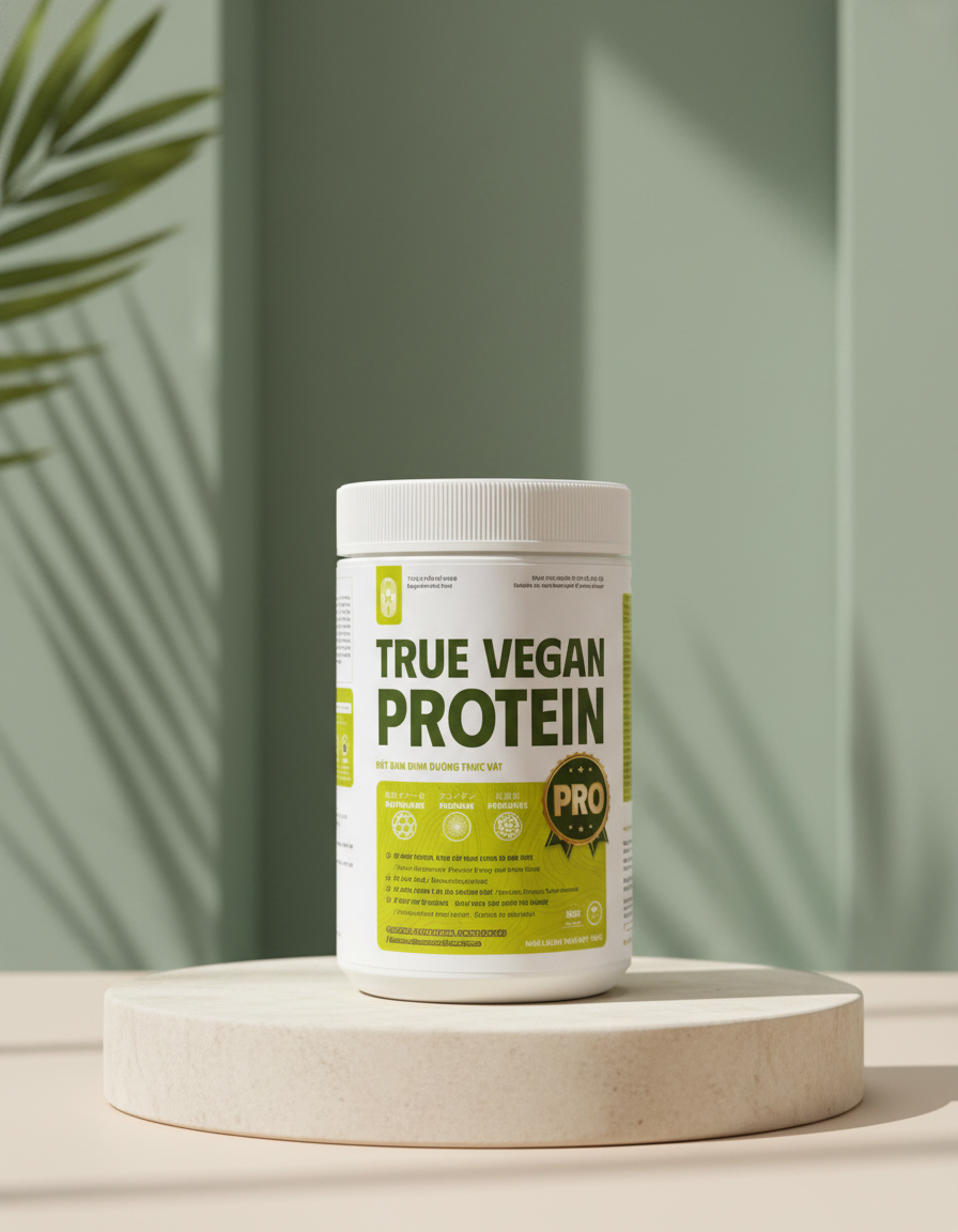 Bột Đạm Dinh Dưỡng TRUE VEGAN PROTEN PRO 500G