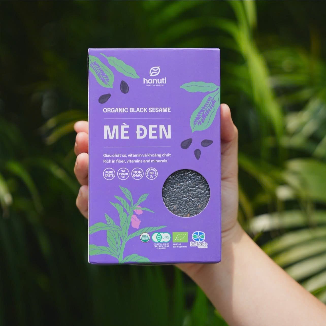MÈ ĐEN HỮU CƠ HẠT DƯỠNG (HANUTI) 150G/320G