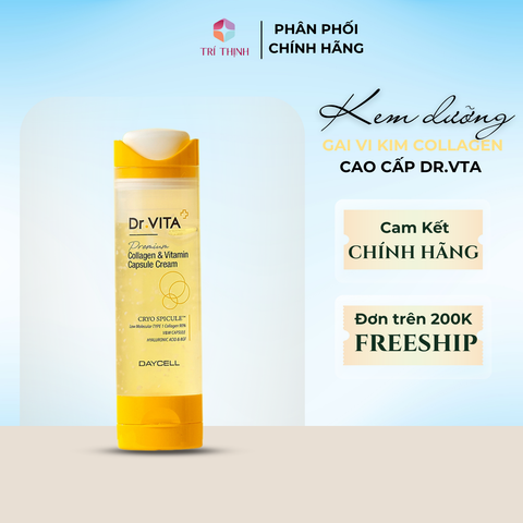  KEM DƯỠNG GAI VI KIM COLLAGEN CAO CẤP Dr.VITA DAYCELL Dr.VITA PREMIUM COLLAGEN & VITAMIN CAPSULE CREAM 
