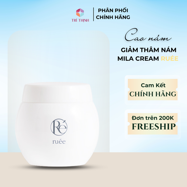 Kem Đêm Giảm Thâm Nám RUÉE Giúp Làm Trắng Sáng, Đều Màu Da Mila Cream Mela Toning 50g 