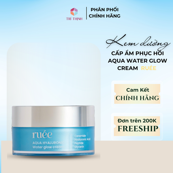  Kem Dưỡng Cấp Ẩm Phục Hồi RUÉE Aqua Hyaluronic Water Glow Cream 