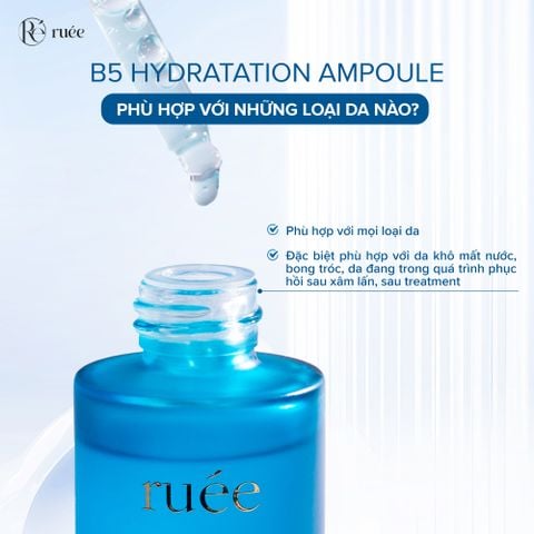  Serum Cấp Ẩm Phục Hồi Da RUÉE B5 Hydration Ampoule Hỗ Trợ Dưỡng Ẩm Da 50ml 