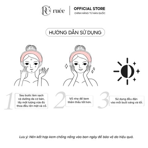  Kem Ngày Nâng Tông Da RUÉE Giúp Trắng Sáng, Đều Màu Da Blanc Peau Vita Tone Up Cream 50ml 