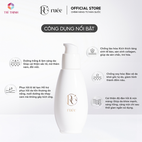  Serum Đêm Giảm Thâm Nám RUÉE Dưỡng Sáng Đều Màu Da Mila Retinol Serum 50ml 