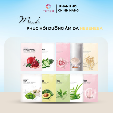  Mặt nạ cấp ẩm phục hồi HEBEHEBA 