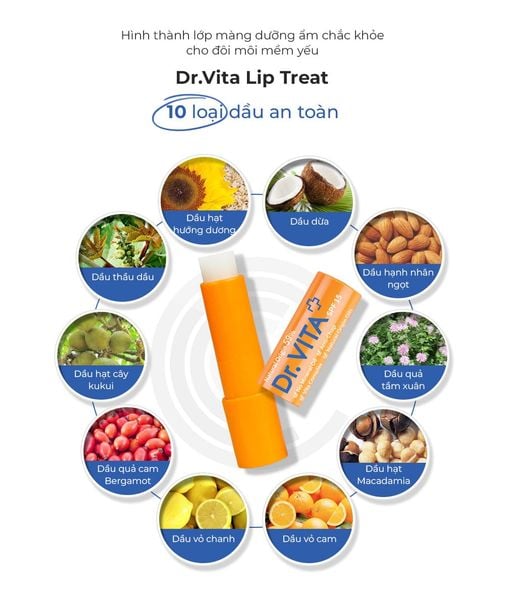  Son dưỡng Vitamin Daycell Dr.Vita – Dr.Vita Vitamin Lip stick (lip balm) 