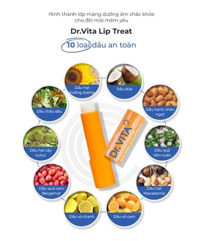  Son dưỡng Vitamin Daycell Dr.Vita – Dr.Vita Vitamin Lip stick (lip balm) 