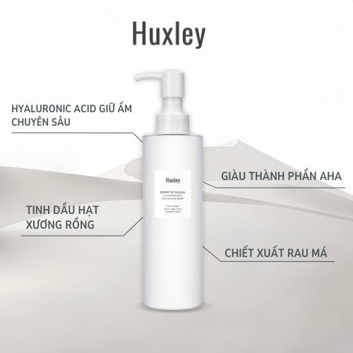  Gel Sữa Rửa Mặt cho mọi loại da Huxley Secret Of Sahara Cleansing Gel 200ml 