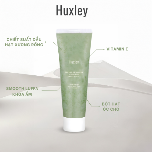  Tẩy tế bào chết cho da mịn màng sạch sâu Huxley Scrub Mask Deluxe 