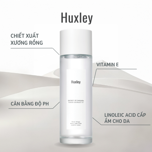  Nước Hoa Hồng Chiết Xuất Xương Rồng Huxley 120ml 