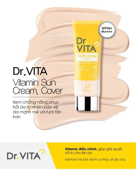  Kem chống nắng Dr.Vita Vitamin Suncream Cover 60g 