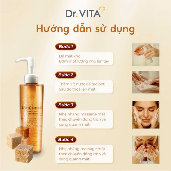  Dầu tẩy trang đường đen DAYCELL 197ml – Esthenique Dark Sugar Cleansing Oil 197ml 