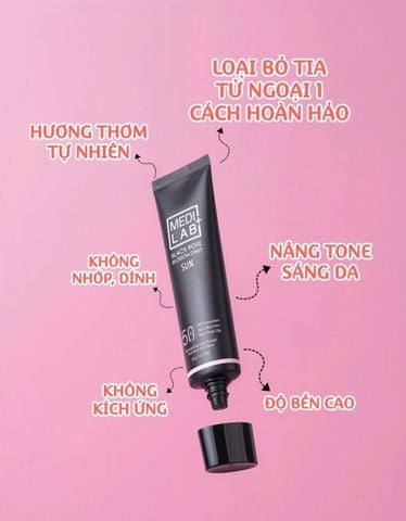  Kem chống nắng Daycell Tinh chất Hoa Hồng Đen Daycell Medilab Black Rose Blossom Daily Sun 60g 