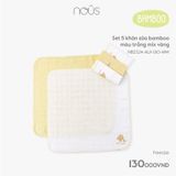 SET 5 KHĂN SỮA BAMBOO NOUS