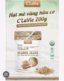 HẠT MÈ VÀNG HỮU CƠ C'LAVIE 200G GÓI 2 TÚI