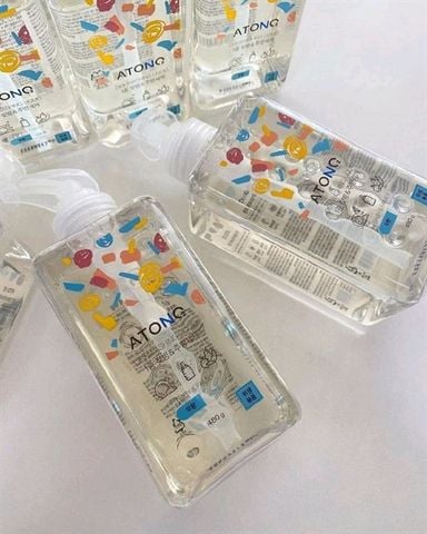 NƯỚC RỬA BÌNH THUẦN CHAY ATONO2 KO MÙI (GEL) - CHAI 480gr