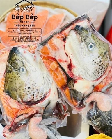 ĐẦU LƯỜN CÁ HỒI NAUY (1 KHAY)