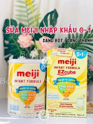 SỮA MEIJI THANH 0-1 NK (HỘP 20 THANH)