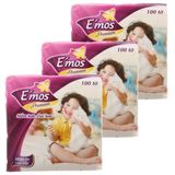 KHĂN GIẤY CAO CẤP E'MOS TÍM (100TỜ/1 LỚP)