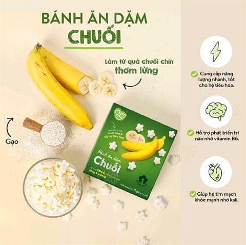 BÁNH ĂN DẶM MĂMMY 6M+ 12G