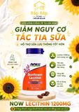 VIÊN CHỐNG TẮC TIA SỮA MỸ NOW 1200MG HỘP 100 VIÊN