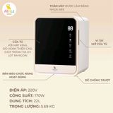 MÁY TIỆT TRÙNG SẤY KHÔ UVC-ION MB 082 MOAZ