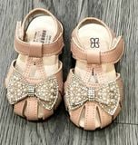 GIÀY SANDAL A10 NƠ HỒNG
