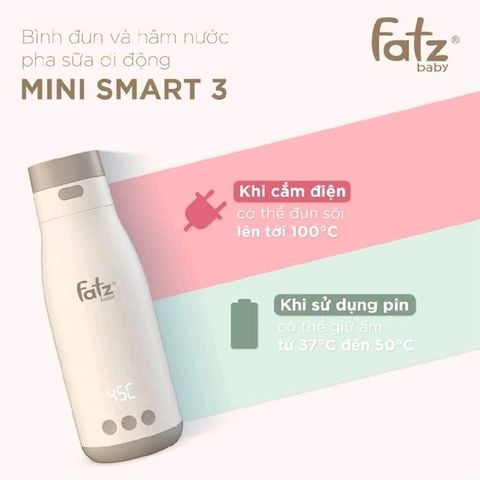 BÌNH ĐUN VÀ HÂM NƯỚC DI ĐỘNG MINI SMART 3 FATZ