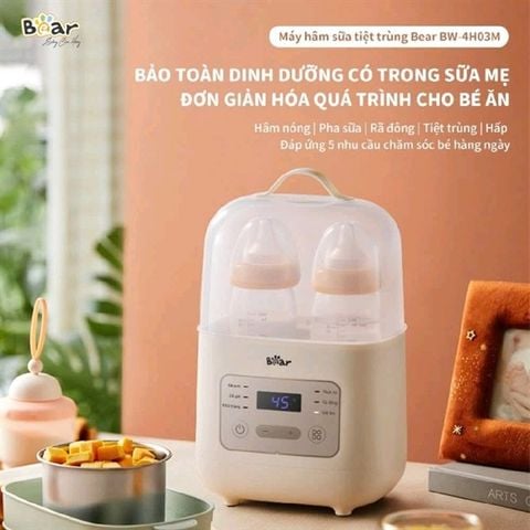 MÁY HÂM SỮA TIỆT TRÙNG BEAR (BW-4H03M)